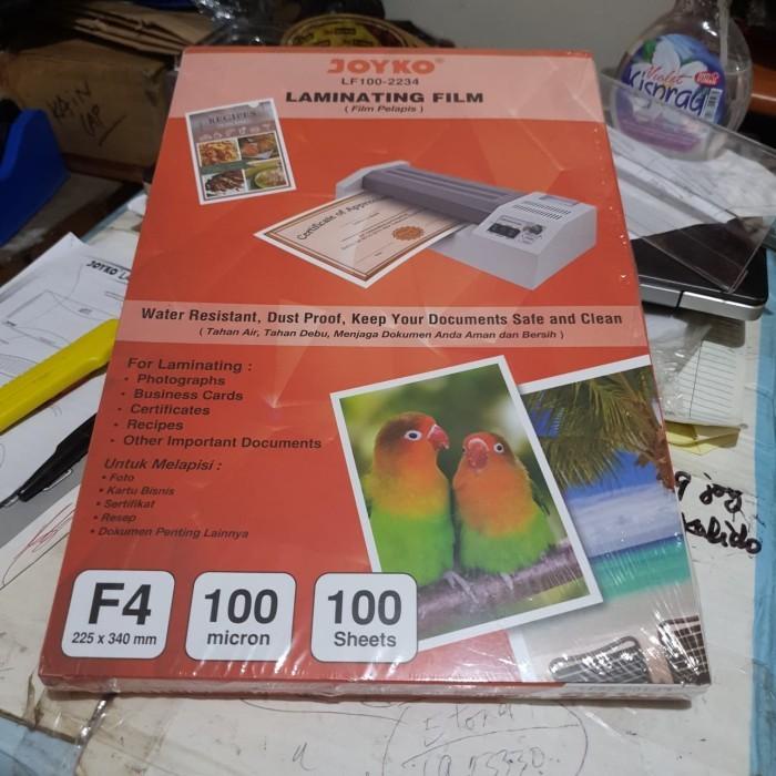 

TERLARIS - PLASTIK PLASTIC LAMINATING JOYKO F4 FOLIO 100 MICRON
