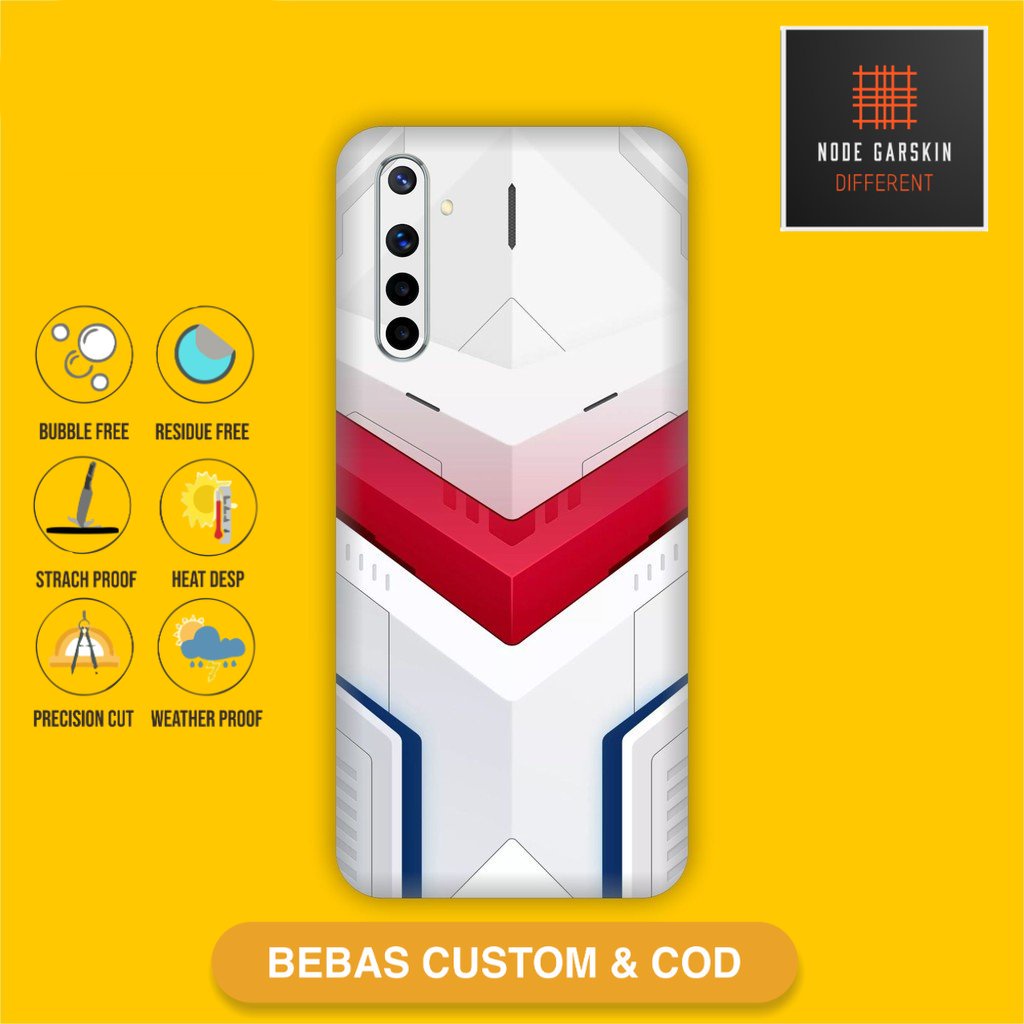 Garskin Skin Vinyl Realme 6 dan Realme 6 pro - Bisa Custom - 2 Case Sticker Protector