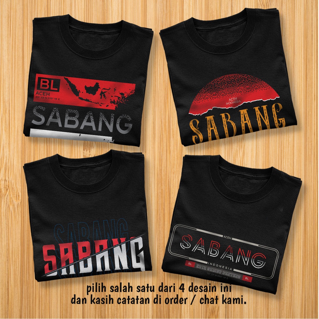 Kaos Distro SABANG Premium - 4 DESAIN SABANG BEBAS PILIH - XSAB2