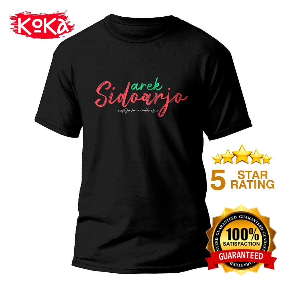 T-Shirt Distro Premium - SIDOARJO - Kaos Khas Sidoarjo - SDA2