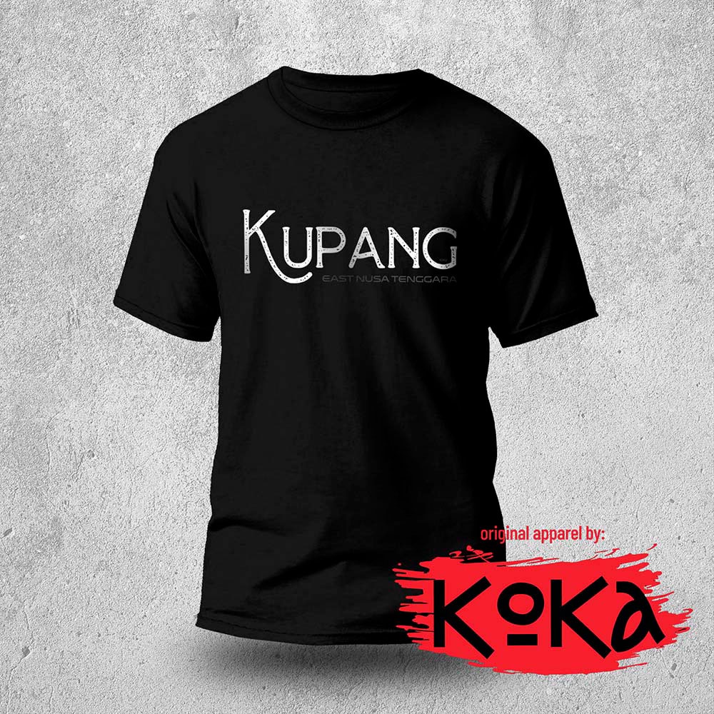 T-Shirt Distro Premium - KUPANG - Kaos Khas KUPANG - KPG1