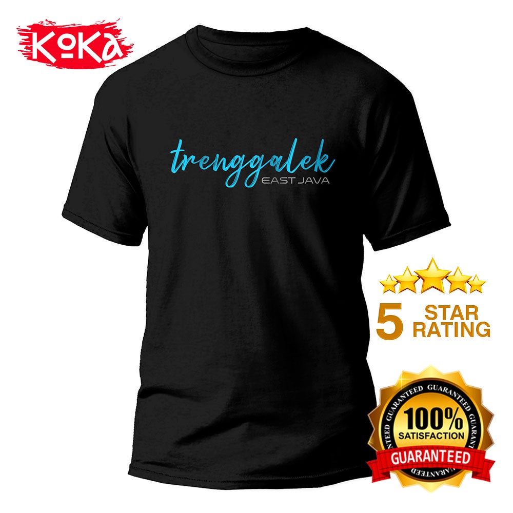 T-Shirt Distro Premium - TRENGGALEK - Kaos Khas Trenggalek - TRK1