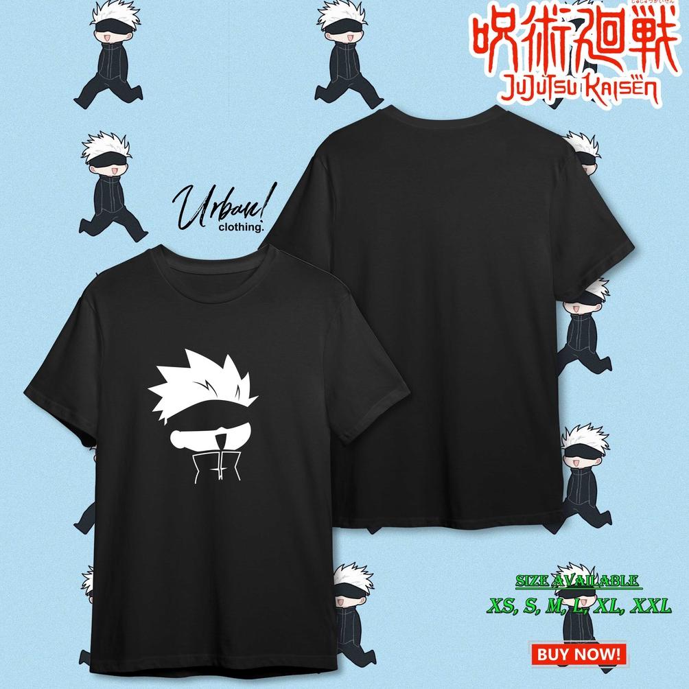termurah Urban - Kaos Jujutsu Kaisen Terbaru Gambar Anime Jujutsu Gojo | T-shirt Gojo Satoru Sensei 