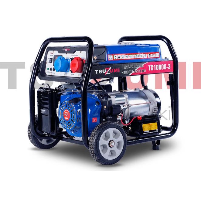 Genset 10 Kva 8500 Watt 3 Phase Tsuzumi Tg 10000-3 , 100% Tembaga Avr