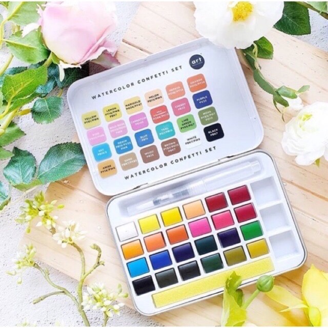 

Prima Marketing Watercolor confetti 24 colors