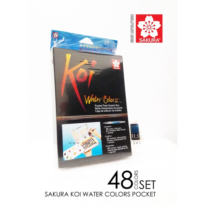 

Sakura Koi Water Color Pocket Set 48