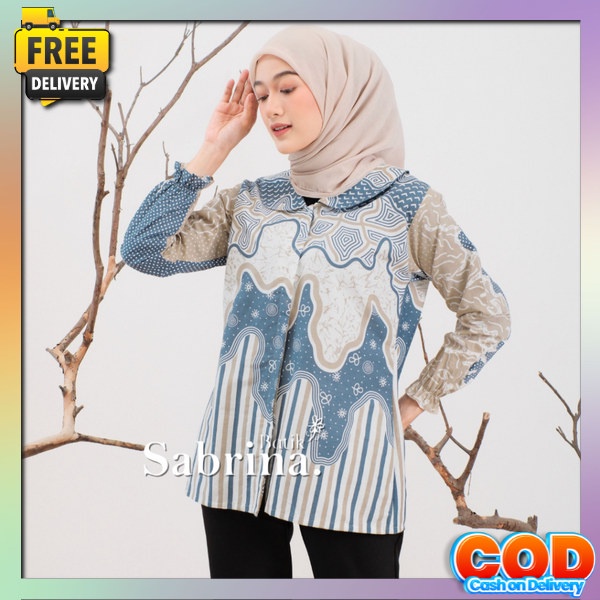 Blouse Fashion Krmeja Baju Perempuan Batikk Terbaru Kwmeja Perempuan Kantoran Kerja Bluss Blus Btik 