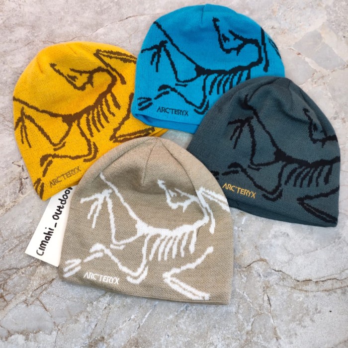 Azka Original Arcteryx Bird Head Toque Beanie Topi Arcteryx Kupluk Arcteryx