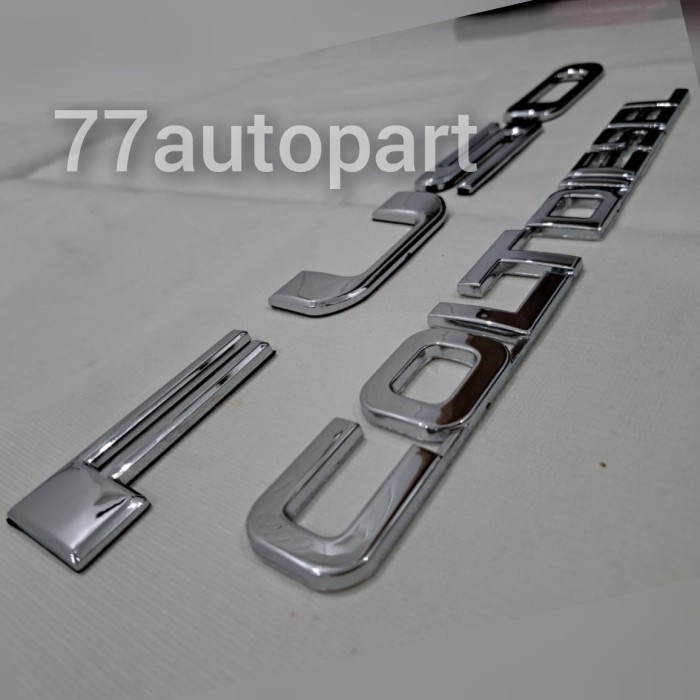Cod Emblem Fuso Canter Colt Diesel Canter Turbo Chrome Kode Ema270