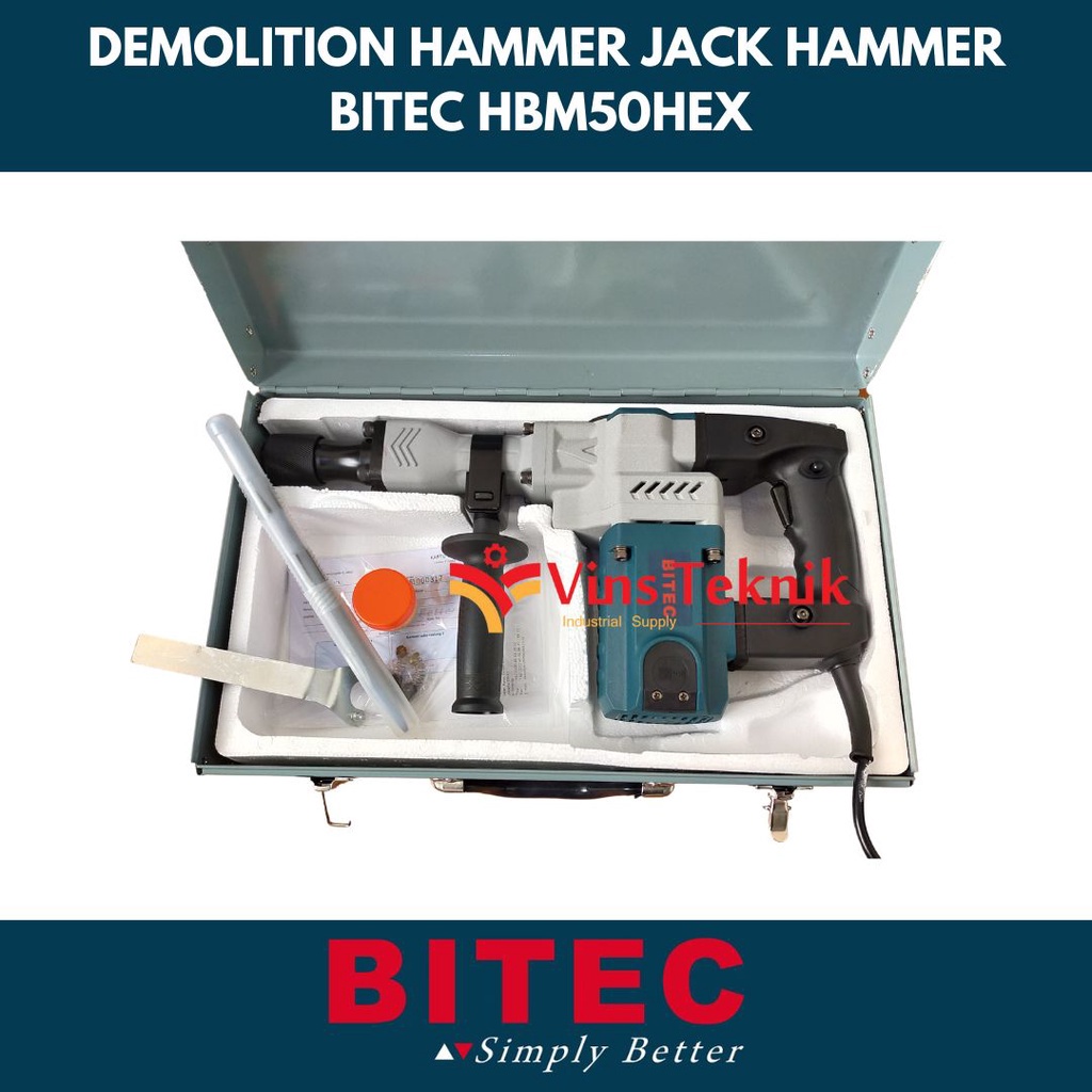 Bitec Hbm50Hex Demolition Hammer Hex Mesin Bobok Beton Hbm 50 Hex