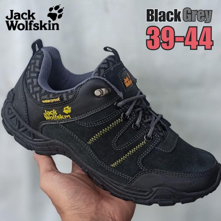 TERLARIS SEPATU HIKING JACK WOLFSKIN LOW SEPATU GUNUNG PRIA WANITA BAHAN KULIT WATERPROOF MODEL PEND