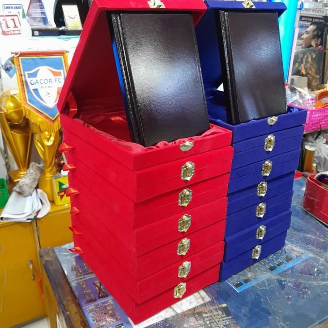 Plakat Kayu Polos ( Kayu + Box) Uk 12 x 18cm