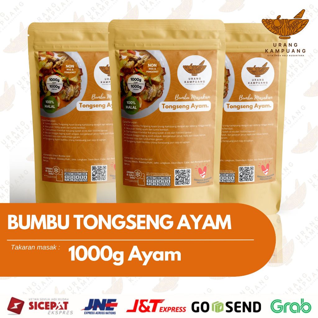 

Bumbu Tongseng Ayam 1 Kg Ayam Non MSG dan Pengawet Urang Kampuang Food