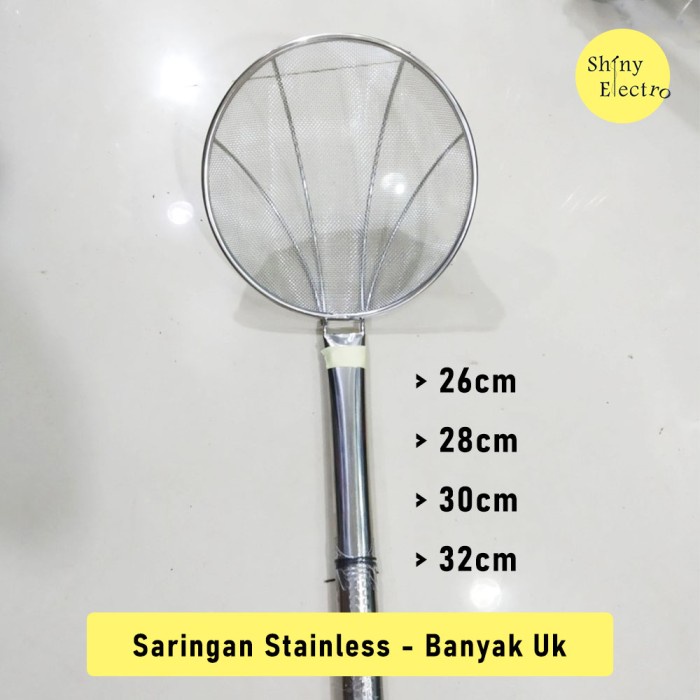 

Kerupuk - Saringan 26Cm 28Cm 30Cm 32Cm Gorengan Kerupuk Tirisan Jumbo Stainless