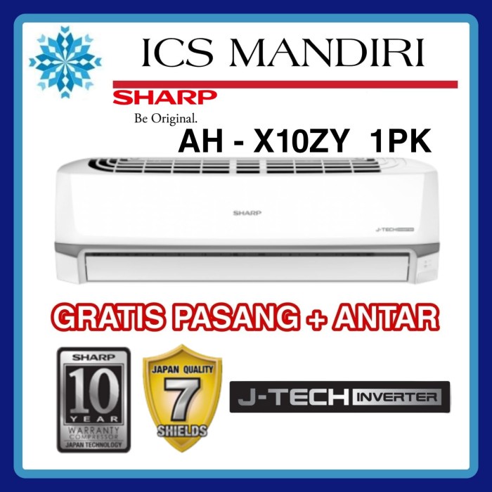 Ac Sharp 1Pk Inverter Ah-X10Zy