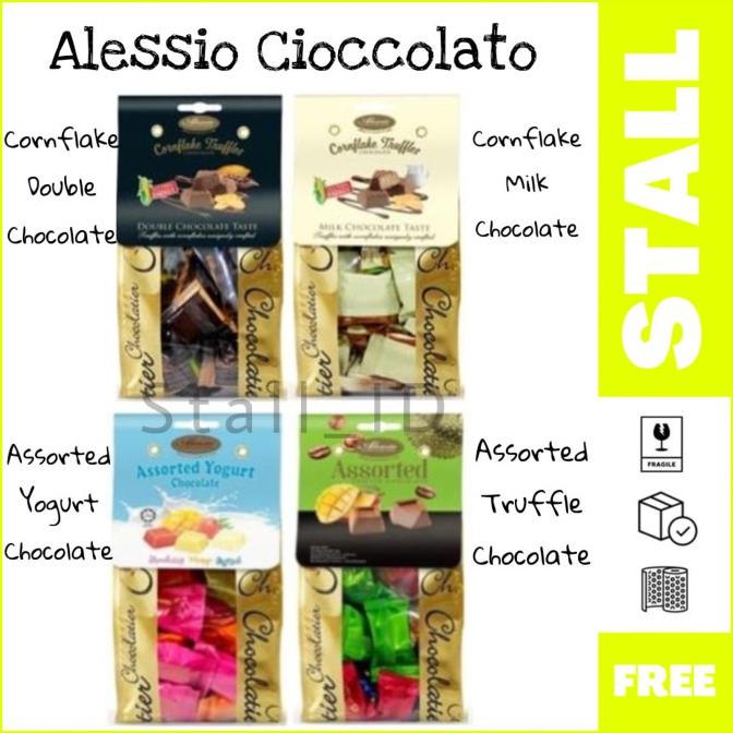 

,,,,,,,] Alessio Cioccolato Cokelat Truffles Chocolate 150gr Coklat