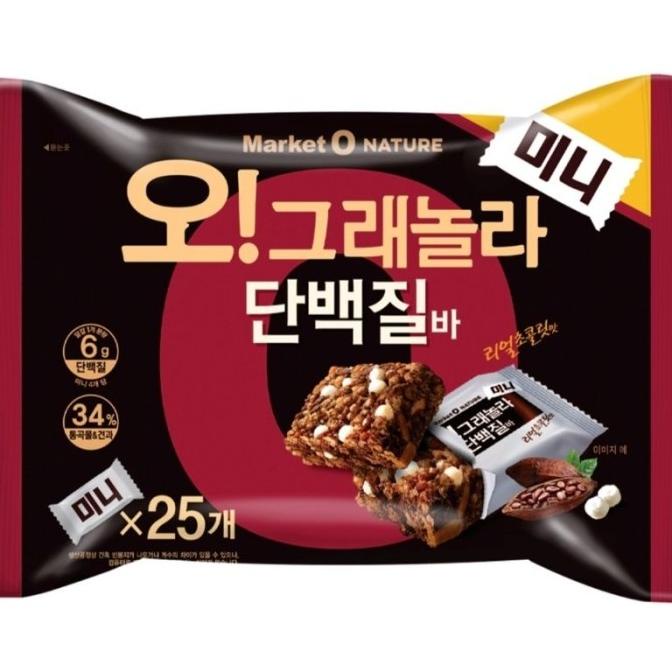 

Kualitas terbaik] Market O Nature Granola Bar Kakao Lactobacillus Protein Bar Korea