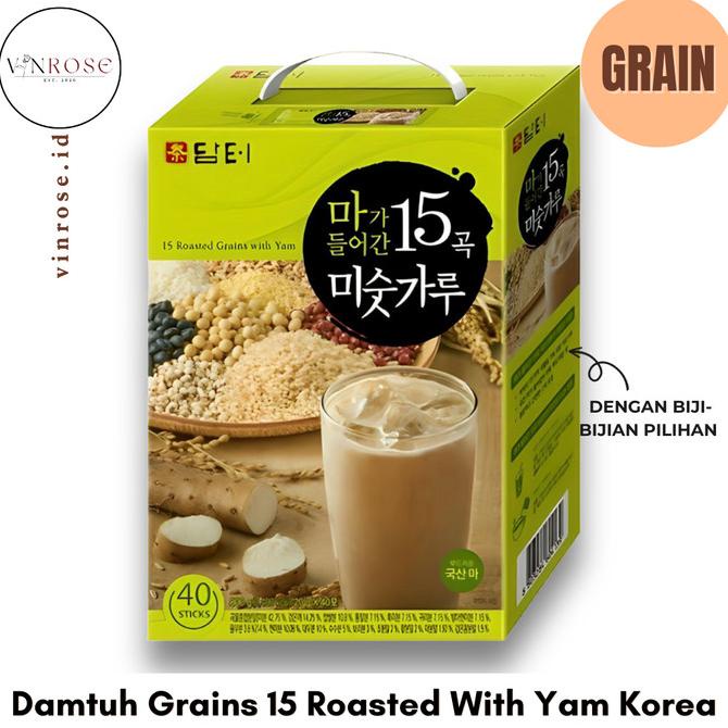 

langsung order saja] Damtuh Grains 15 Roasted With Yam Korea/ Minuman Grain Kesehatan