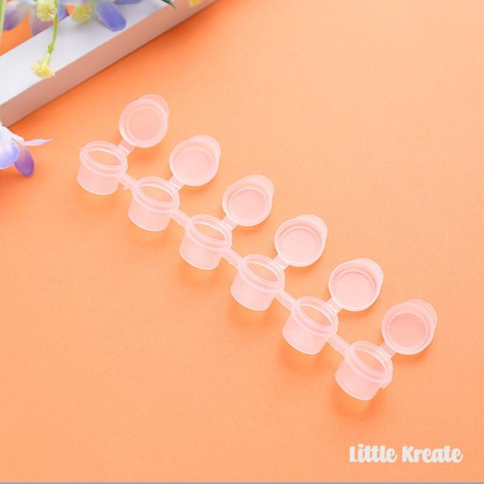 

Produk Terbaik] Pot Cat Plastik Renteng - 6 x 2ml - Tabung Tempat Cat Akrilik/ Acrylic
