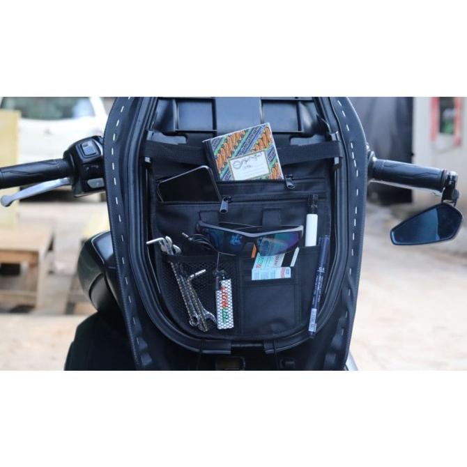 B&A Kantong Jok Motor Aerox 155VVA old / Tas Organizer Bagasi Aerox