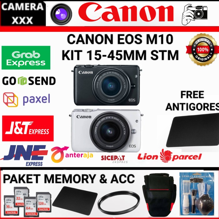 Terbaru Camera Canon M10 Kit Promo Terlaris