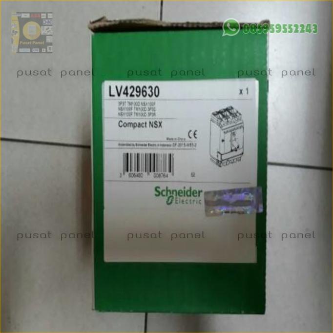@#@#@#] SCHNEIDER MCCB NSX 100F 3P 100A LV429630