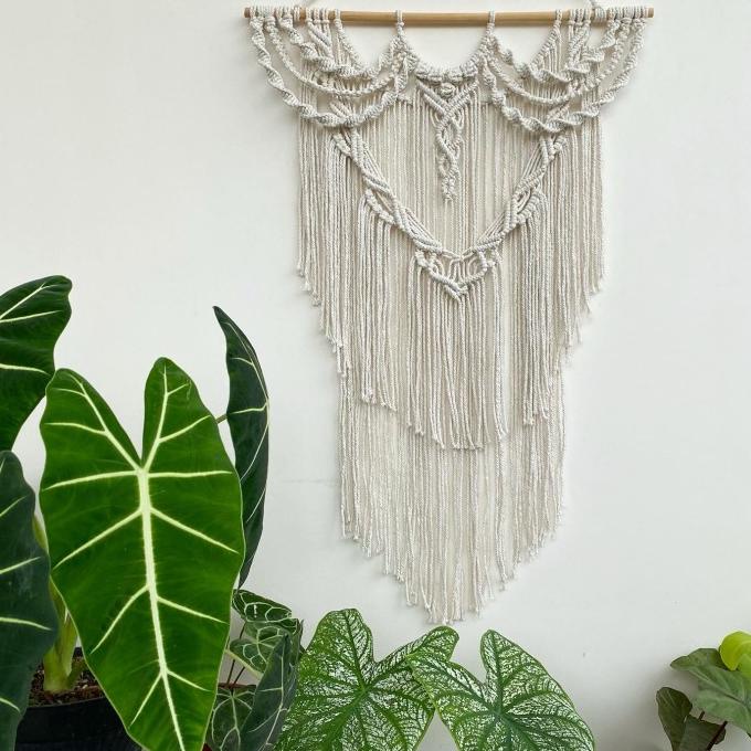 ><><><] MACRAME WALL HANGING HIASAN DINDING DEKORASI KAMAR BESAR