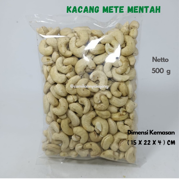 

Kacang Mete Mede Super Wonogiri Mentah Mateng Gurih Renyah 500 Gram