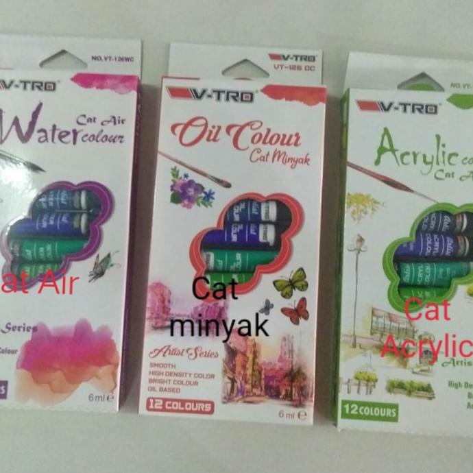 

Cat Air / Cat Minyak / Cat Acrylic 12 Warna Kode 598