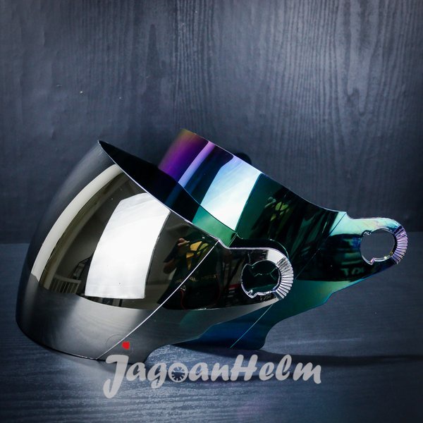 Kyt Visor Helm 2Vision ~ Ink Cx22 Iridium Custom 2 Vision Cx-22