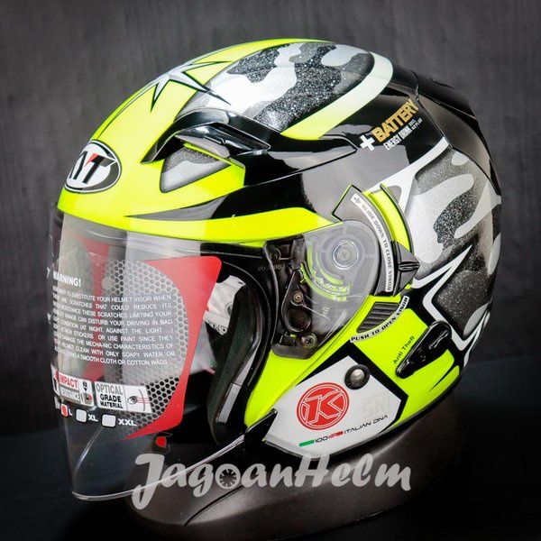 Kyt Helm Venom Open Aleix Espargaro Gm K-Racing Grey Double Visor