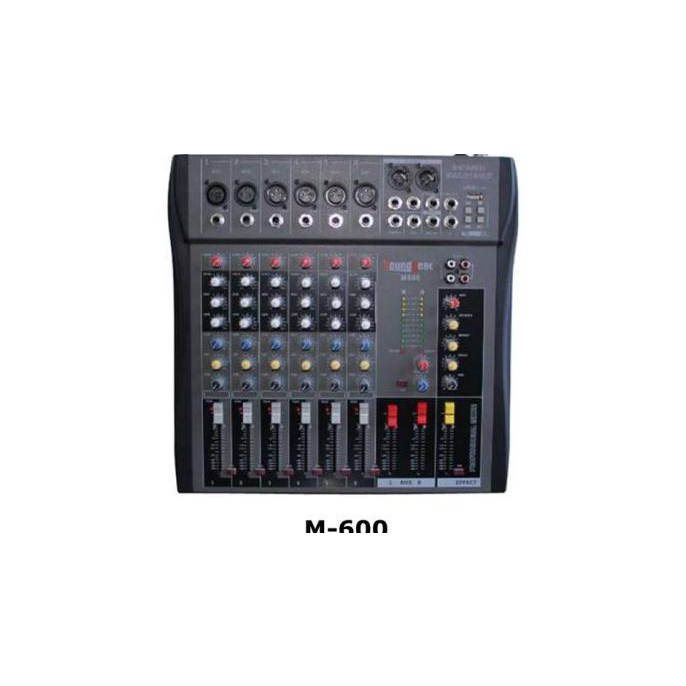 Kualitas terbaik] Mixer 6channel M600 USB SOUNGBEST