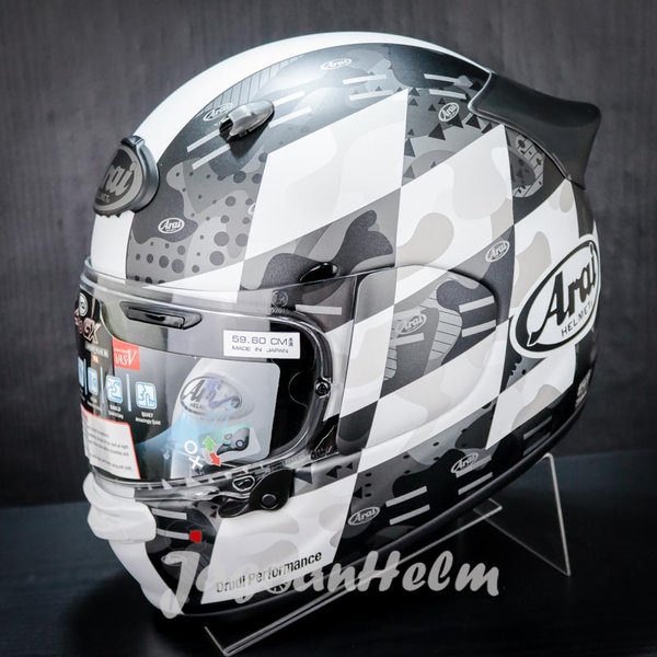 Arai Astro-Gx Checker White Fr Arai Gx Fullface