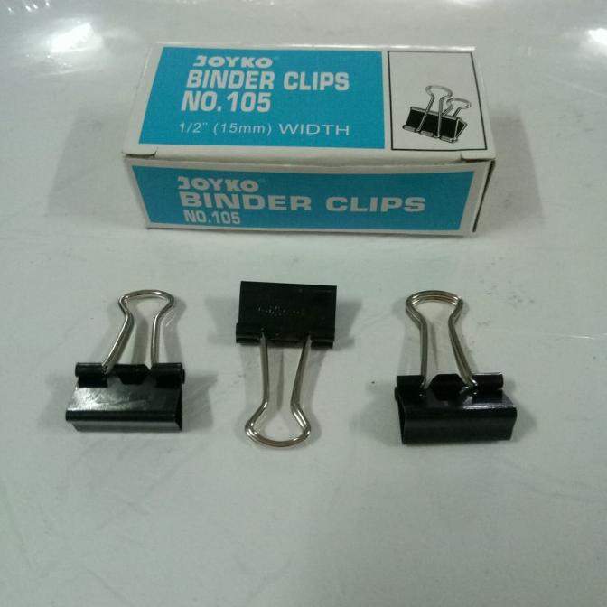 

Binder Clip No. 105 - Klip Kertas / Paper Clip Kode 1140