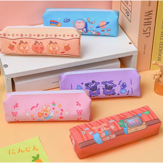 

Dompet Pensil Pu Animal Lucu Kode 1430