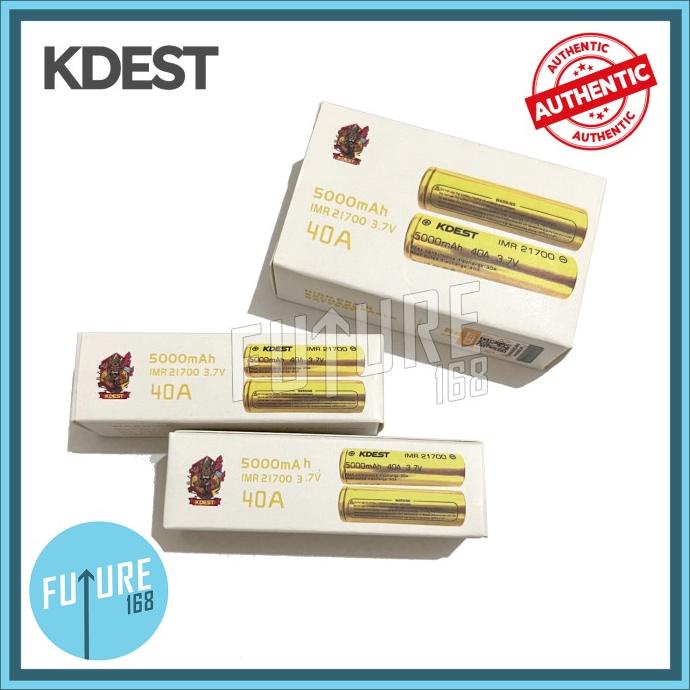 Harga Termurah Kdest Battery Imr 21700 5000Mah 40A 3.7V Original 100%, Baterai Batre