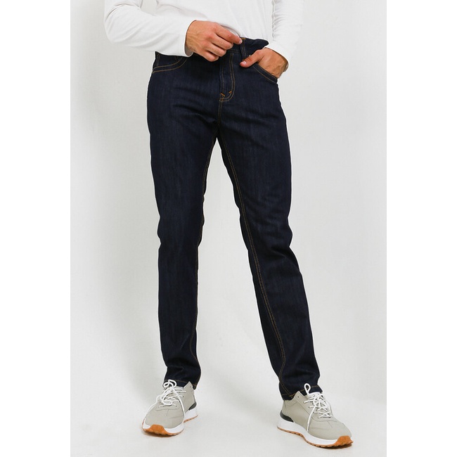 Celana Jeans Lois Original Pria Pant 2 kantong depan dan belakang Asli Feminin Slim Fit Denim Pants CFL047A Cowok Minimalis
