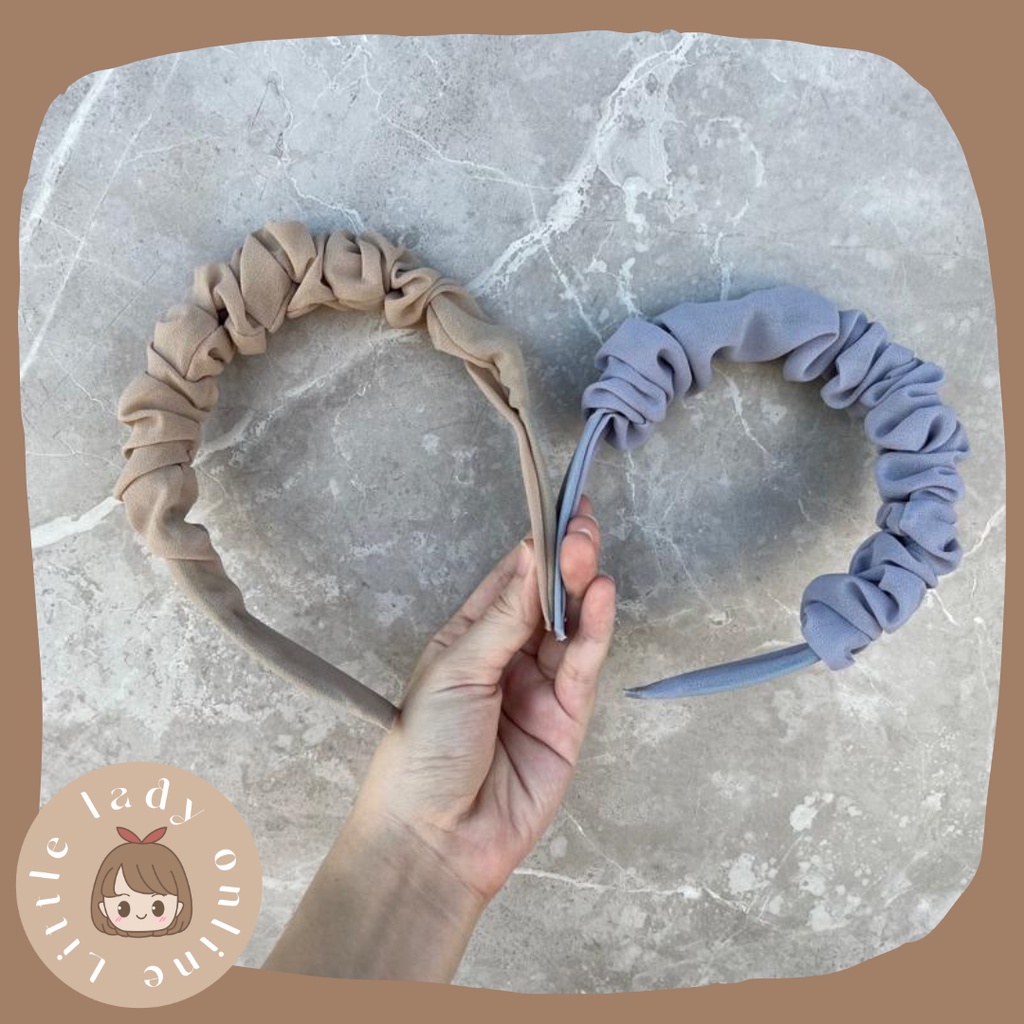 Bando Serut Bando Scrunchies Hair Accesories Bando Anak Bando Korea Headband