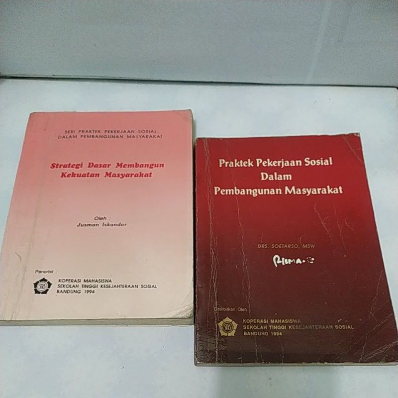 HARGA 1AN PRAKTEK PEKERJAAN SOSIAL DALAM PEMBANGUNAN MASYARAKAT/ STRATEGI DASAR MEMBANGUN KEKUATAN M