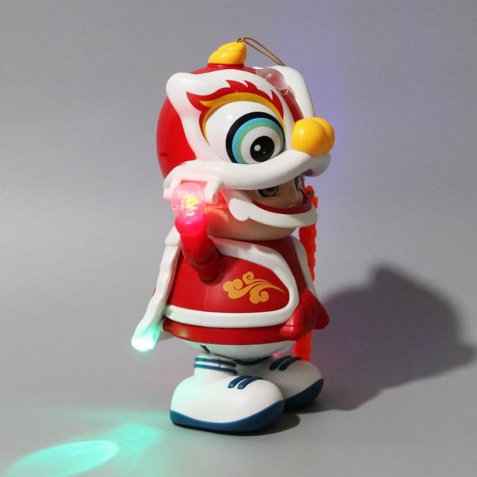 

New Sale Dance Barongsai Imlek Kado Mainan Musik Joget Barongsay Souvenir Imlek Stok Terbatas