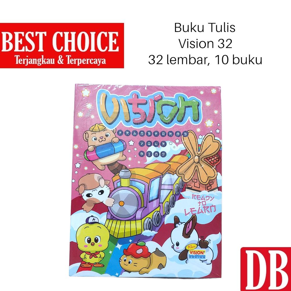 

Limited - Buku tulis Vision 32 lembar (10 pcs)