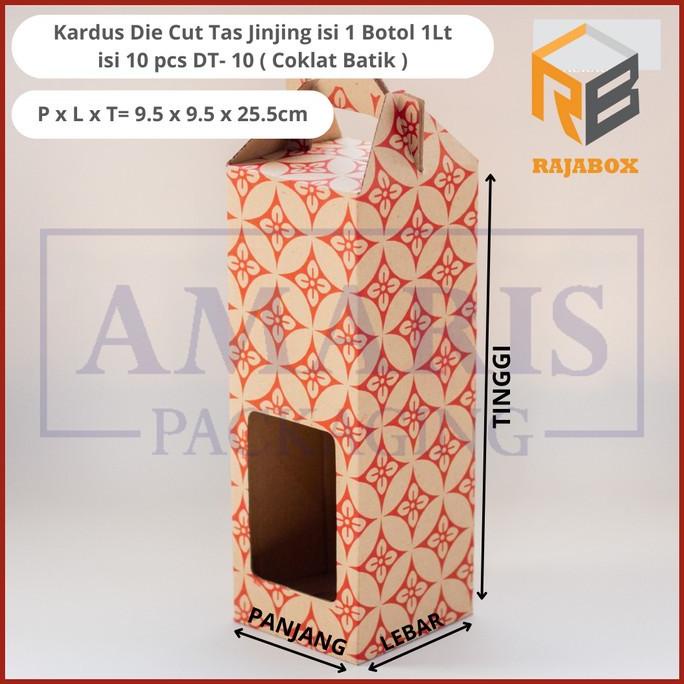 

Efektif Kardus Die Cut Tas Jinjing Isi 1 Botol 1 Lt Isi 10 Pcs Dt-10 Amaris