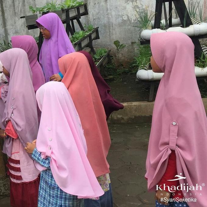Diskon L - Helpy Kids Khimar (Khadijah Indonesia) #Ayranashwa - Best Seller