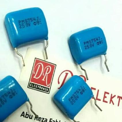 Milar mylar Kapasitor Capasitor 754j 754 750nF 750 nF 250 volt 250v dre3 Segera Dapatkan