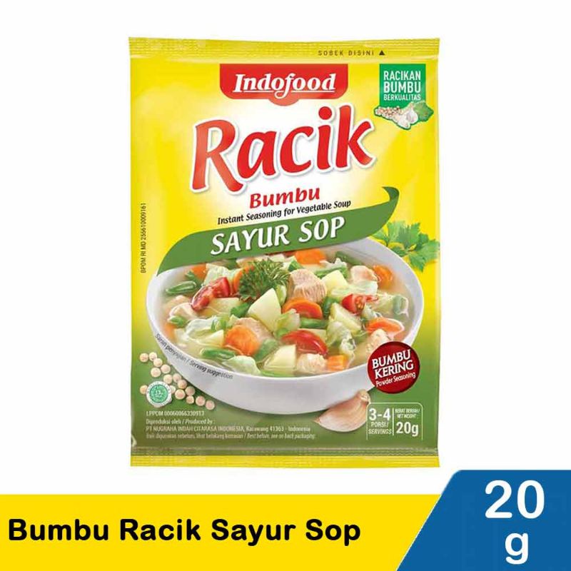 

Indofood Bumbu Racik Sayur Sop 20G