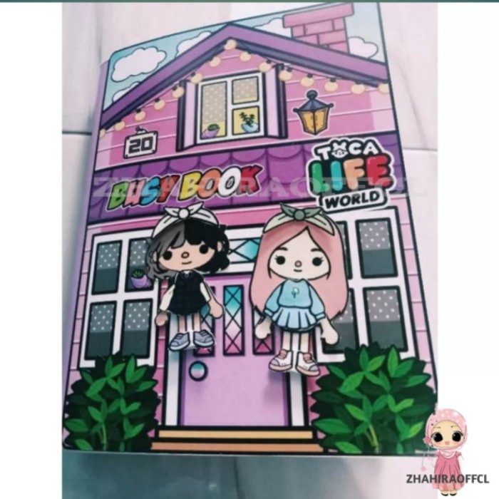 Diskon Toca Life World Quiet Book/Toca Boca/Toka Boka Purpel House