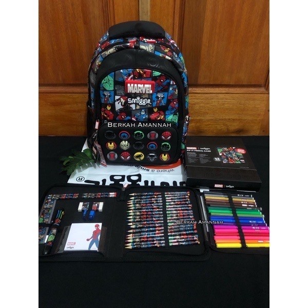 Smiggle Marvel Avanger/Marvel Series/Tas Smiggle Original