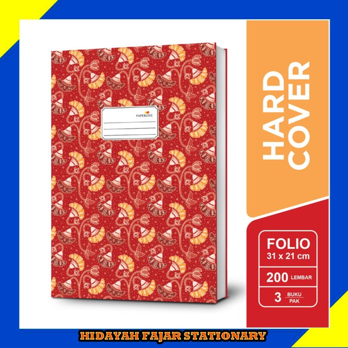 

Promo Hardcover Folio-Buku Folio 200 Lembar