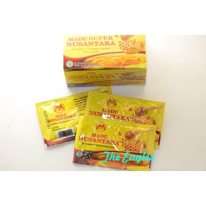 

Madu Super Nusantara sachet 10 berat 200gr 100 ALAMI asli sehat murah