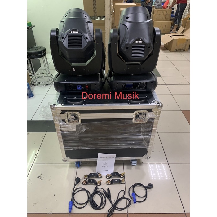 Terbaru Lampu Moving Beam 230 ( 2 Beam + 1 Hardcase ) Promo Terlaris